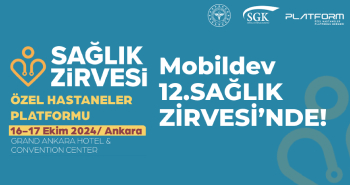 Mobildev 12.Sağlık Zirvesi'nde!