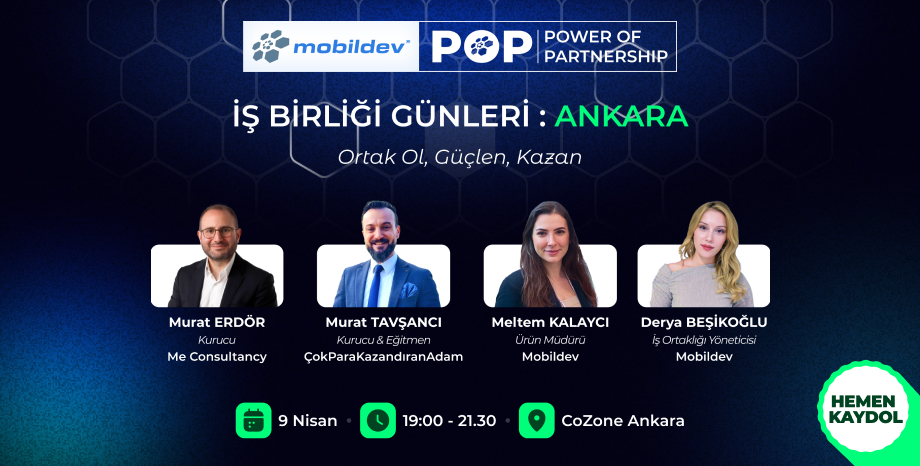 Mobildev POP - Power of Partnership İş Birliği Günleri Ankara’da!